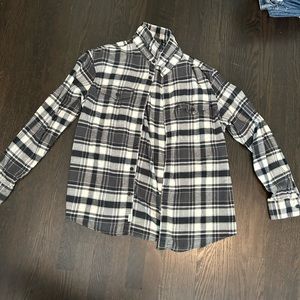 Black, grey, and white comfy flannel